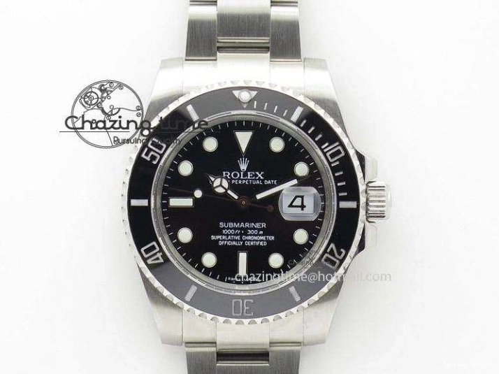 0517 Stretchable Daytona 116515 QF 1:1 Best Edition Black RG Dial on Oysterflex Rubber Strap SA 2273